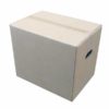 Caja de cartón marrón de 43 x 31 x 36 c/asas
