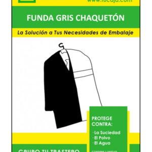 Funda gris chaqueton